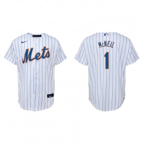 Youth Jeff McNeil New York Mets White Replica Home Jersey