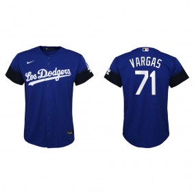 Youth Dodgers Miguel Vargas Royal City Connect Replica Jersey