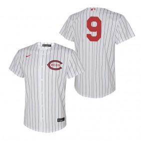 Youth Reds Mike Moustakas White 2022 Field of Dreams Replica Jersey