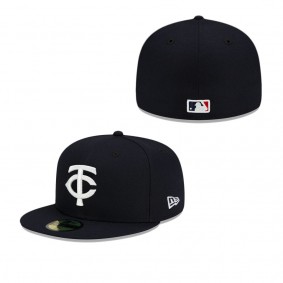 Youth Minnesota Twins Navy 2023 Authentic Collection Alternate 59FIFTY Fitted Hat