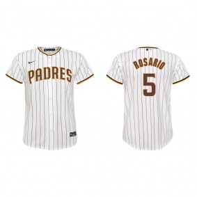Youth Eguy Rosario San Diego Padres White Replica Home Jersey