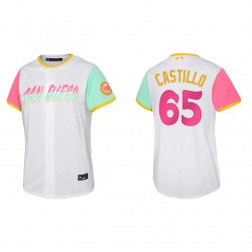 Youth Jose Castillo San Diego Padres White City Connect Replica Jersey