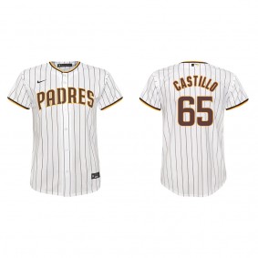 Youth Jose Castillo San Diego Padres White Replica Home Jersey