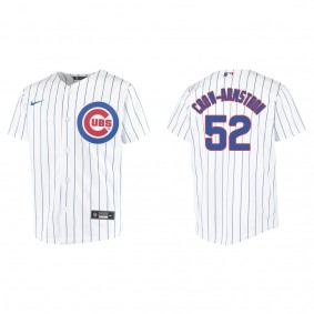 Youth Pete Crow-Armstrong Chicago Cubs White Replica Home Jersey