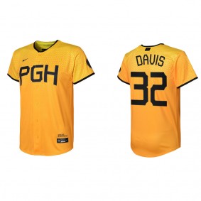 Youth Pittsburgh Pirates Henry Davis Gold City Connect Replica Jersey