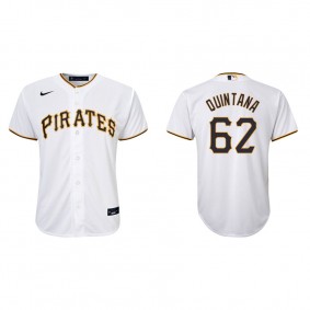 Youth Jose Quintana Pittsburgh Pirates White Replica Home Jersey