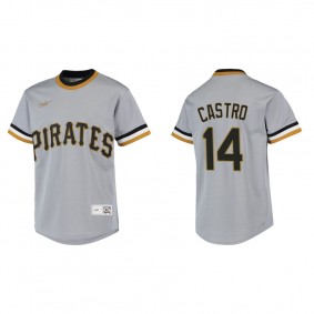 Youth Rodolfo Castro Pittsburgh Pirates Gray Cooperstown Collection  Jersey