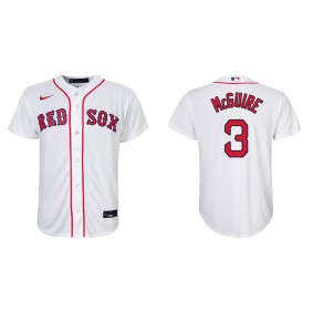 Youth Red Sox Reese McGuire White Replica Home Jersey