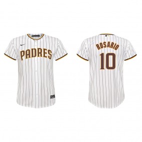 Youth Eguy Rosario San Diego Padres White Replica Home Jersey