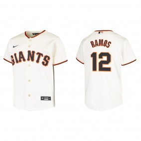 Youth Heliot Ramos San Francisco Giants Cream Replica Home Jersey