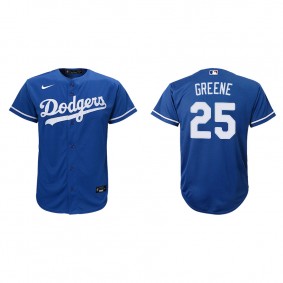 Youth Los Angeles Dodgers Shane Greene Royal Replica Alternate Jersey