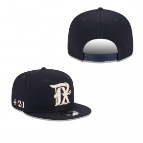 Youth Texas Rangers Navy 2023 City Connect 9FIFTY Snapback Adjustable Hat