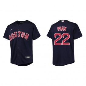Youth Red Sox Tommy Pham Navy Replica Jersey