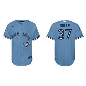 Youth Chad Green Toronto Blue Jays White Replica Jersey