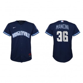 Youth Trey Mancini Chicago Cubs Navy City Connect Replica Jersey
