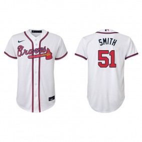 Youth Atlanta Braves Will Smith White Replica Home Jersey