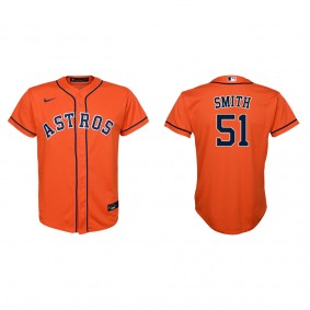 Youth Houston Astros Will Smith Orange Replica Alternate Jersey
