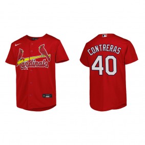 Youth St. Louis Cardinals Willson Contreras Red Replica Jersey