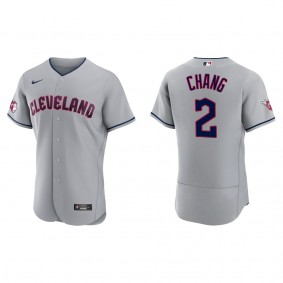 Yu Chang Cleveland Guardians Gray Road Authentic Jersey