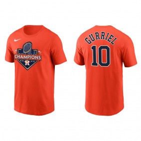 Yuli Gurriel Houston Astros Orange 2022 World Series Champions T-Shirt