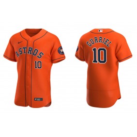 Men's Houston Astros Yulieski Gurriel Orange Authentic Alternate Jersey