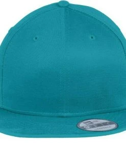 New Era 9FIFTY Flat Brim Snapback Hat Cap -Blank - White, Black, Royal, Navy 950