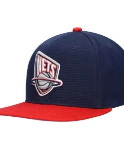 New Jersey Nets Mitchell & Ness NBA Snapback Hat 2Tone Hardwood Cap Brooklyn