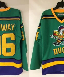 Charlie Conway Mighty Ducks #96 Headgear Classics Movie Authentic Hockey Jersey