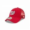 2022 Washington Nationals New Era MLB 9FORTY Trucker Adj Snapback Hat Cap Mesh