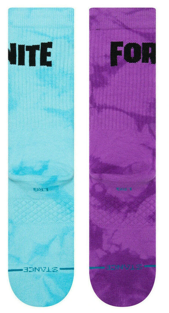 Stance X Fortnite Victory Royale Sweat Pure Salt Socks Large Men's 9-13 3 Stance X Fortnite Victory Royale Sweat Pure Salt Socks Large Men's 9-13