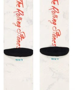 Stance The Rolling Stones Tongue And Lips Licks Rock Crew Socks Large Men's 9-13