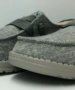 Hey Dude Wendy Flora Tulip Grey Lightweight Casual Comfort Slip On Women's Shoes Hey Dude Shoes