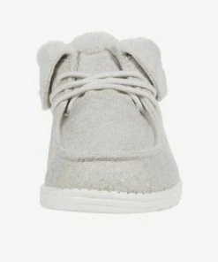 Hey Dude Shoes Hey Dude Wendy Britt Cream Women's Lightweight Casual Slip On Comfortable Shoes