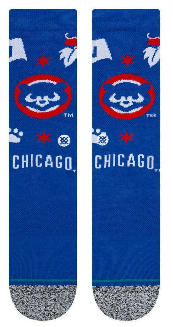 2022 Chicago Cubs Stance MLB CH Landmark Baseball Socks Large Men's 9-13 2 2022 Chicago Cubs Stance MLB CH Landmark Baseball Socks Large Men's 9-13