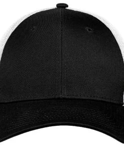 New Era 39THIRTY Mesh Back Flex Stretch Hat Blank Cap - Black, White, Navy, Red