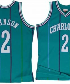 Larry Johnson Charlotte Hornets Mitchell & Ness NBA Authentic Jersey 1992-1993
