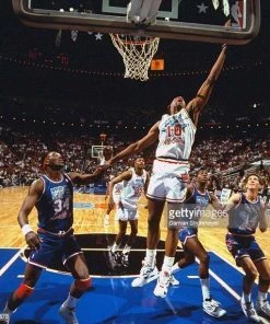 1992 NBA All-Star Game Dennis Rodman #10 Mitchell & Ness White Authentic Jersey