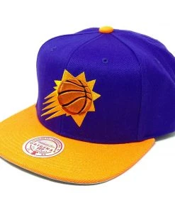 Phoenix Suns Mitchell & Ness NBA Snapback Hat 2Tone Hardwood Classics Cap Retro