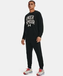Under Armour Men's UA Rival Terry Crew Big Logo Sweatshirt Pullover 15 Under Armour Men's UA Rival Terry Crew Big Logo Sweatshirt Pullover