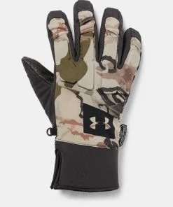 Under Armour Men's UA Mid Season Hunt Gloves Camo Hunting Gore-Tex Mitts