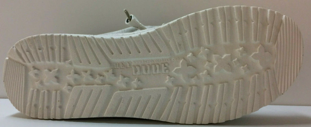 Hey Dude Wally Chambray Stone Beige Men's Shoes Comfortable Lightweight Slip On 6 Hey Dude Wally Chambray Stone Beige Men's Shoes Comfortable Lightweight Slip On