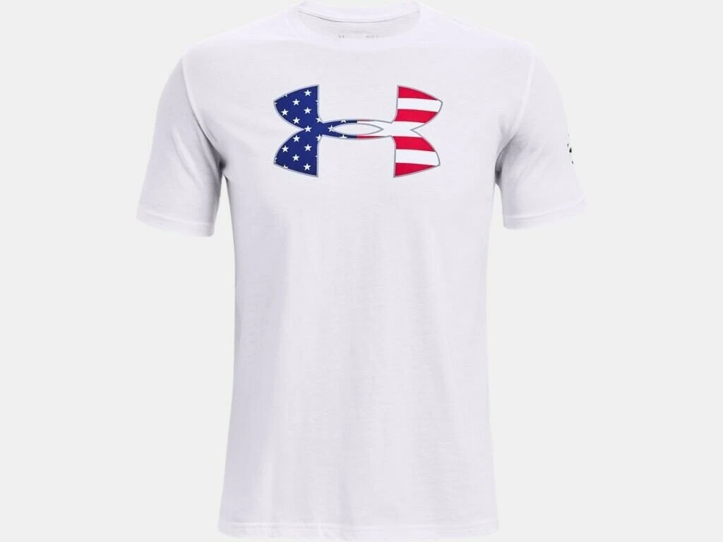 Under Armour Mens UA Freedom Big Flag Logo Short Sleeve Graphic T-Shirt SS Tee 7 Under Armour Mens UA Freedom Big Flag Logo Short Sleeve Graphic T-Shirt SS Tee