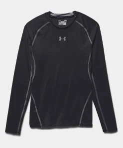 Under Armour Men's UA Compression Long Sleeve HeatGear T-Shirt Sonic Workout Tee