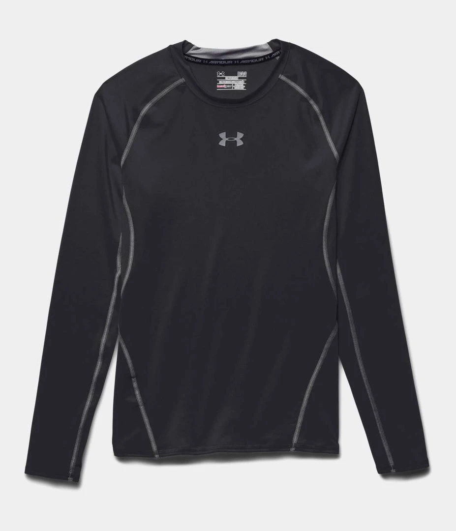 Under Armour Men's UA Compression Long Sleeve HeatGear T-Shirt Sonic Workout Tee 2 Under Armour Men's UA Compression Long Sleeve HeatGear T-Shirt Sonic Workout Tee