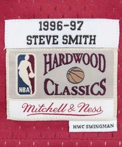 Steve Smith Atlanta Hawks #8 Mitchell & Ness NBA 1996-1997 Authentic Jersey HWC