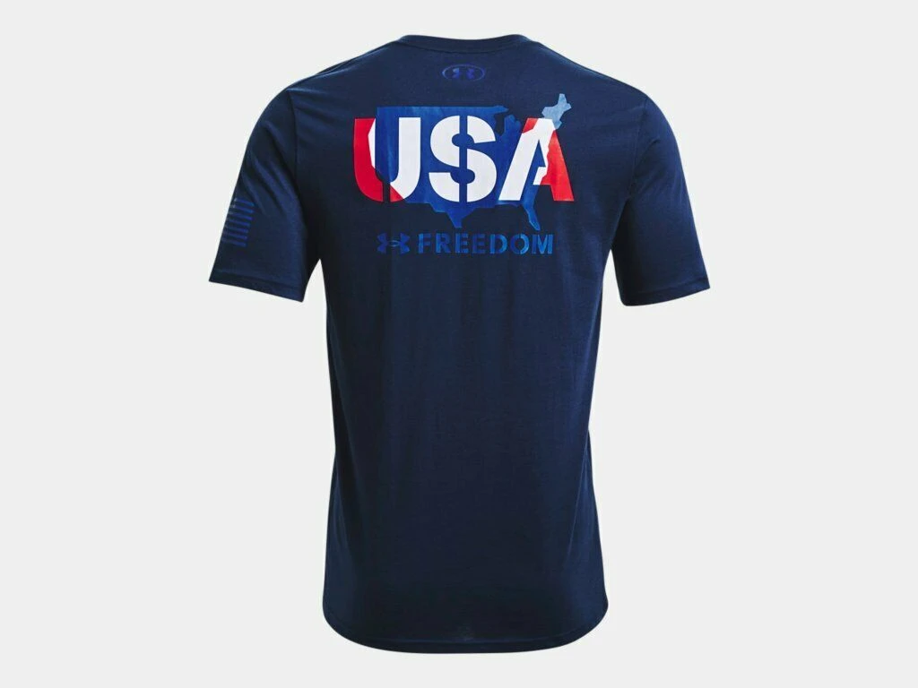 Under Armour Mens UA Freedom USA States Logo Short Sleeve Graphic T-Shirt SS Tee 6 Under Armour Mens UA Freedom USA States Logo Short Sleeve Graphic T-Shirt SS Tee