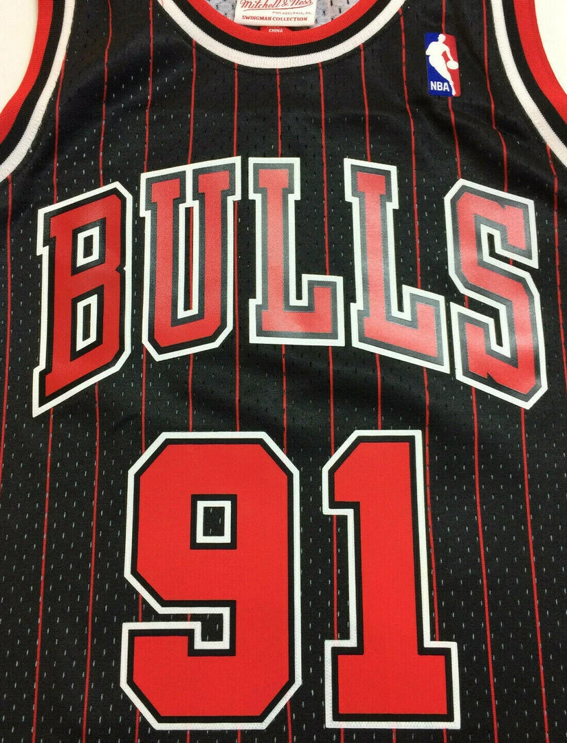 Dennis Rodman Chicago Bulls Mitchell & Ness NBA Authentic Jersey 1995-1996 6 Dennis Rodman Chicago Bulls Mitchell & Ness NBA Authentic Jersey 1995-1996