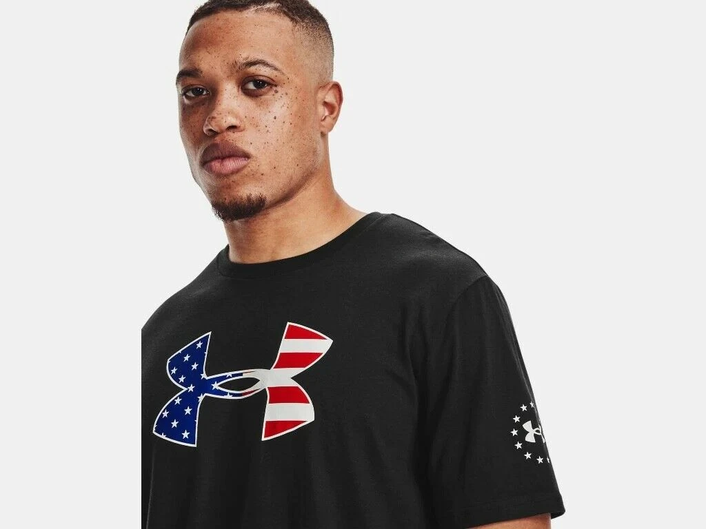 Under Armour Mens UA Freedom Big Flag Logo Short Sleeve Graphic T-Shirt SS Tee 14 Under Armour Mens UA Freedom Big Flag Logo Short Sleeve Graphic T-Shirt SS Tee