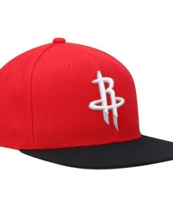 2022 Houston Rockets Mitchell & Ness NBA Snapback Hat 2Tone Adjustable Cap Flat