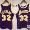 Magic Johnson Los Angeles Lakers LA Mitchell & Ness NBA Authentic Jersey Earvin